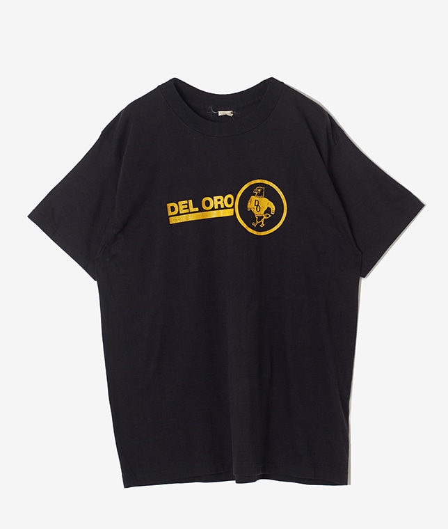 USED/DEL OROプリントTシャツ