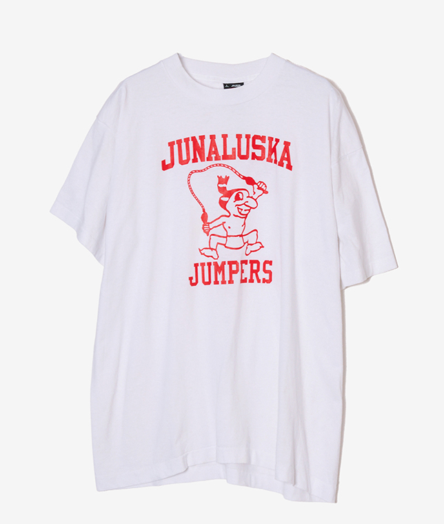 USED/JUNALUSKA JUMPERSプリントTシャツ