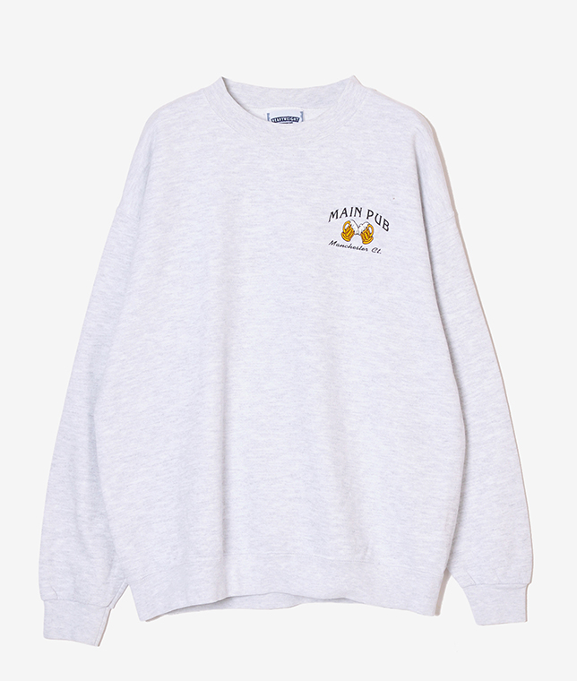 USED/MAIN PUBプリントスウェット