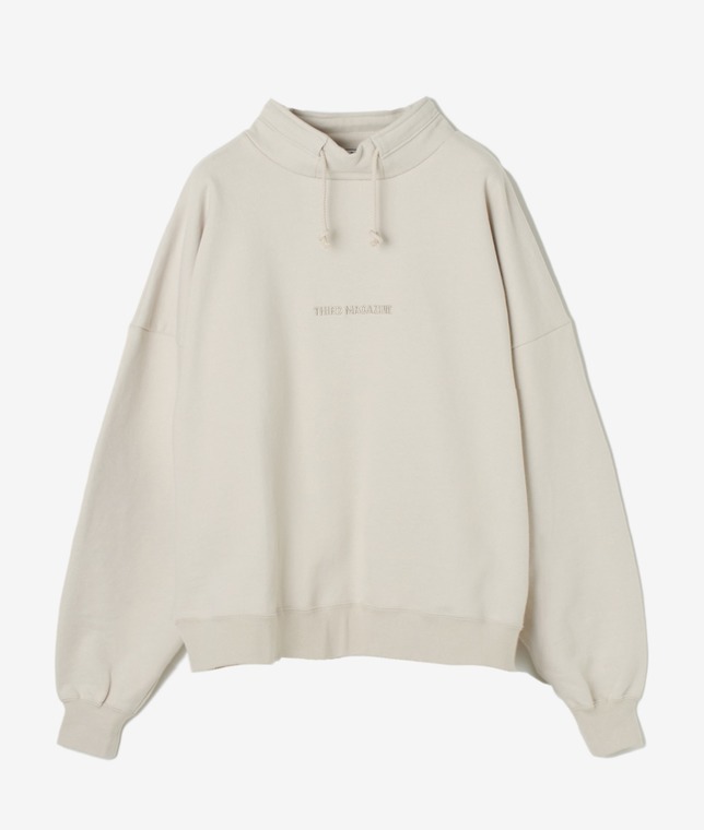 【再販】スタンドネックロゴスウェット