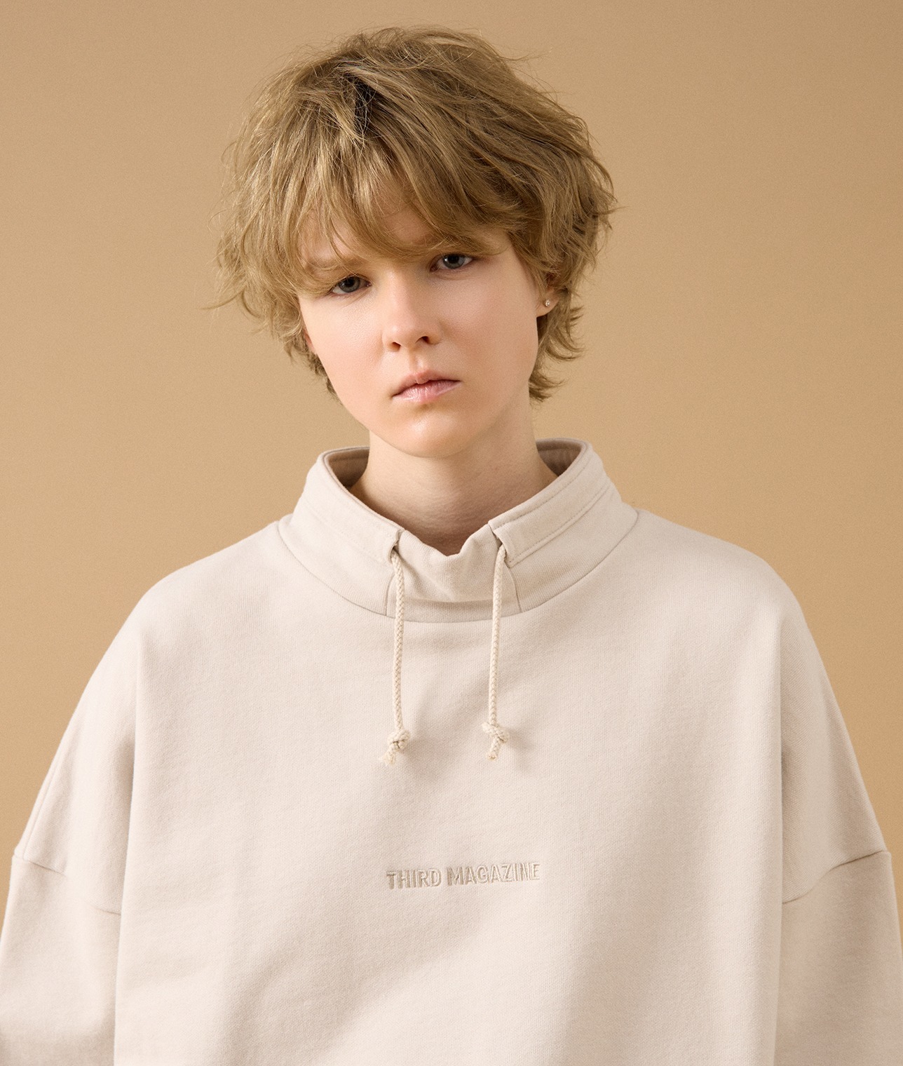 【再販】スタンドネックロゴスウェット 詳細画像 ブラック 2