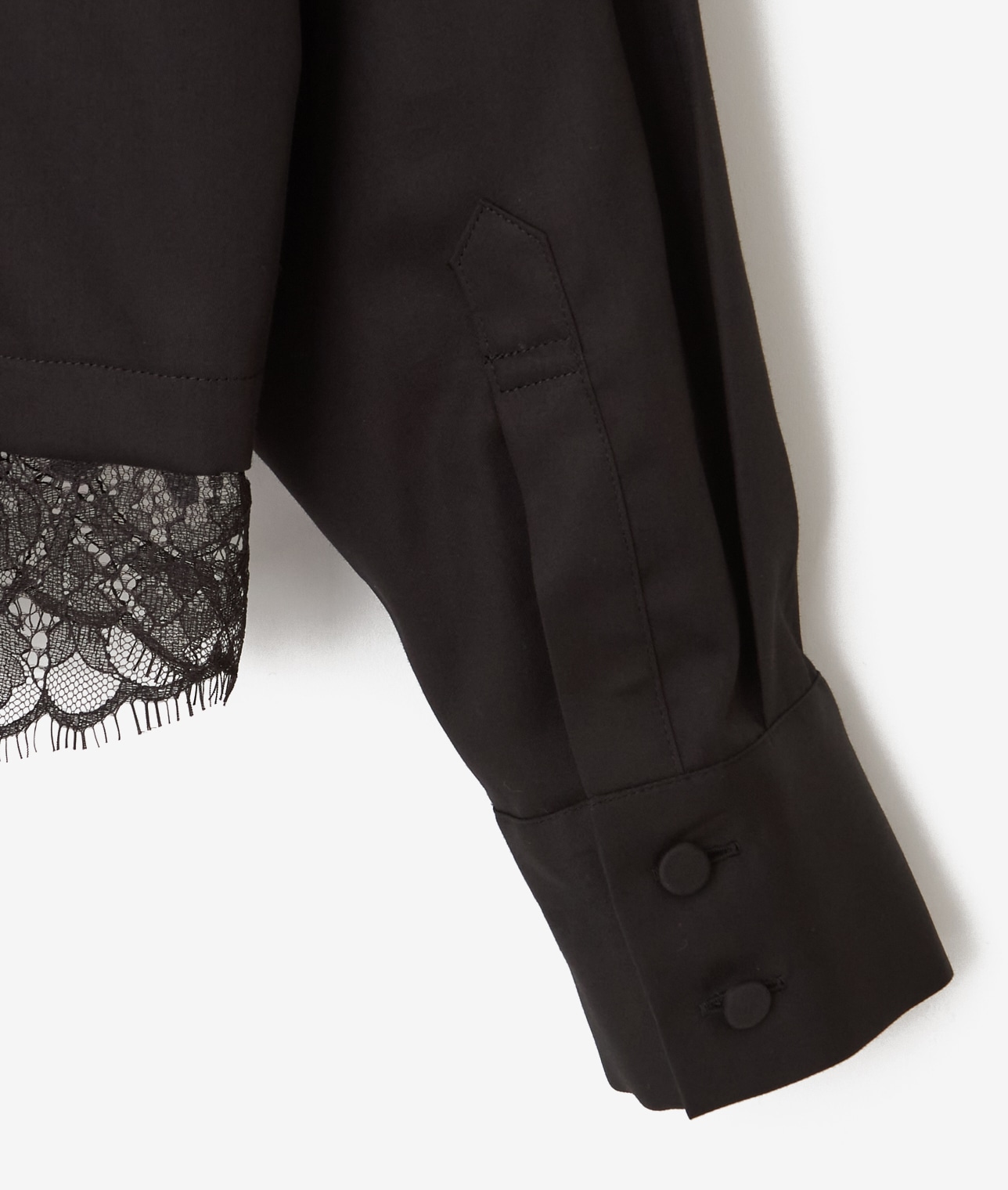 【ホワイト予約】裾レースブラウス 詳細画像 ホワイト 7