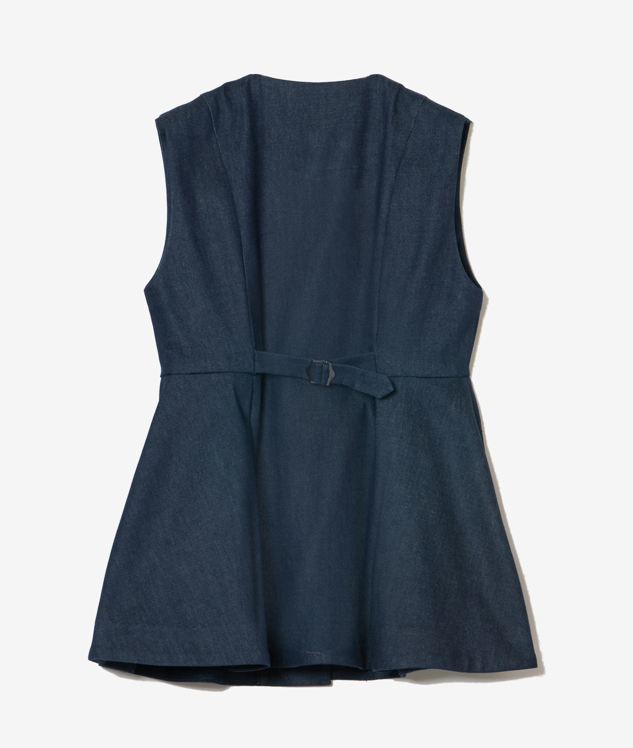 【予約】デニムライクペプラムブラウス 詳細画像 インディゴ 5