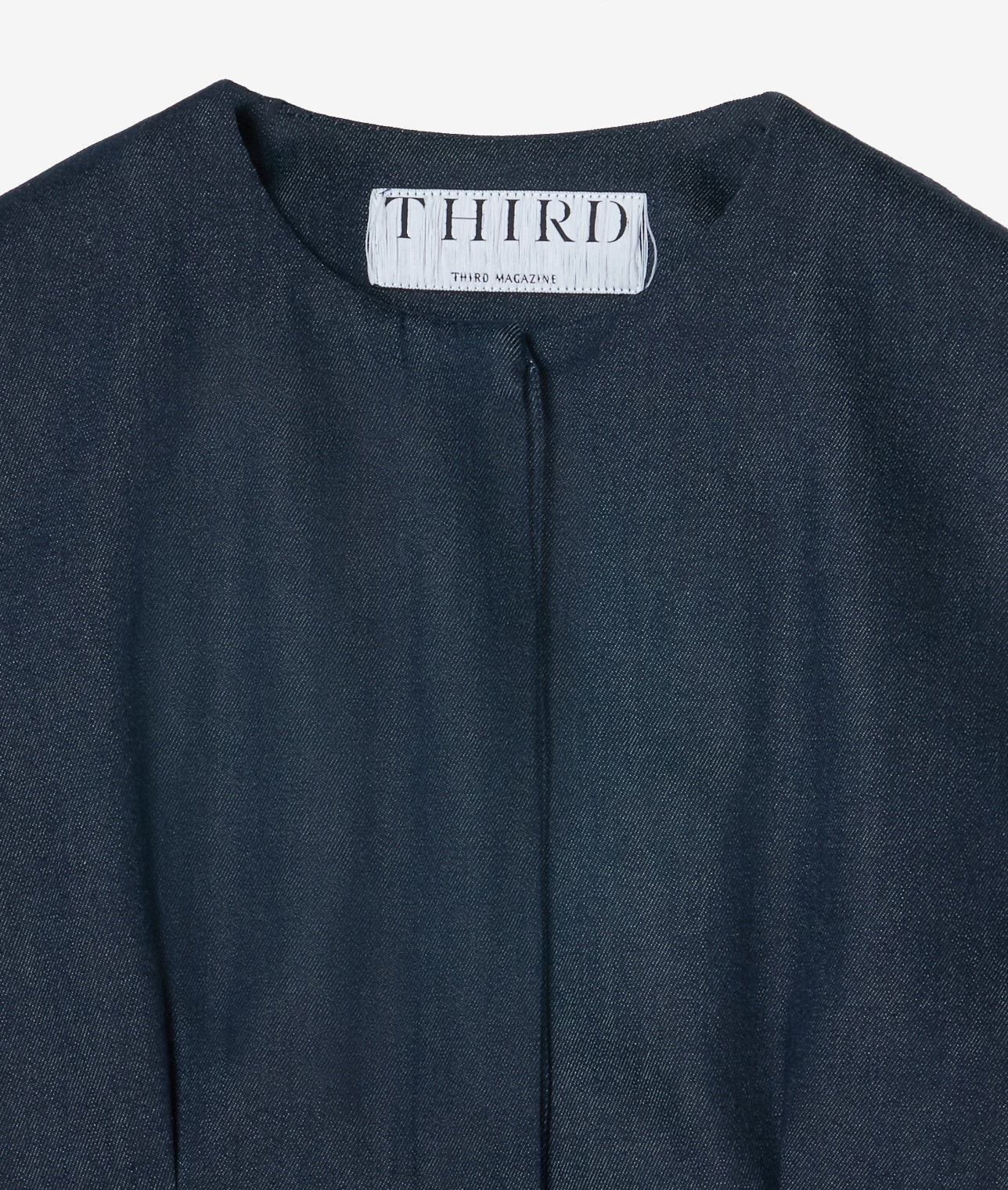 【予約】デニムライクペプラムブラウス 詳細画像 インディゴ 6