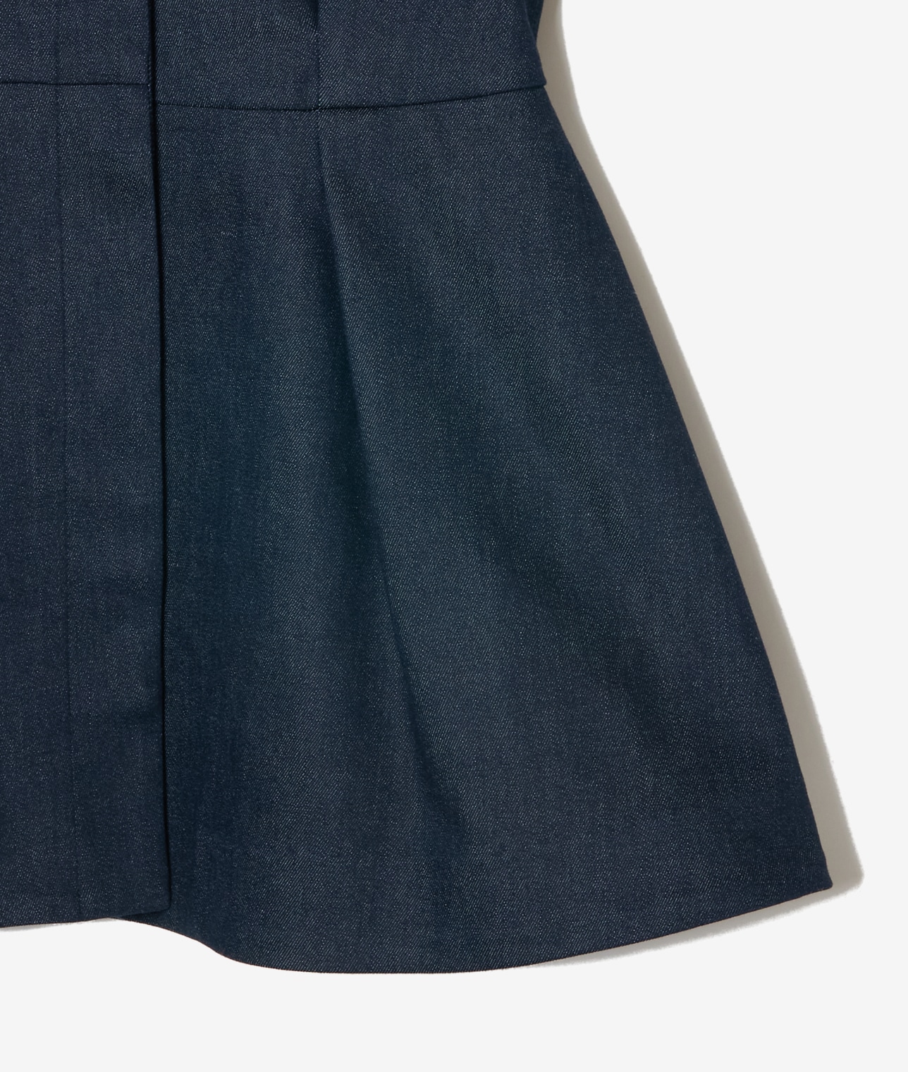 【予約】デニムライクペプラムブラウス 詳細画像 インディゴ 9