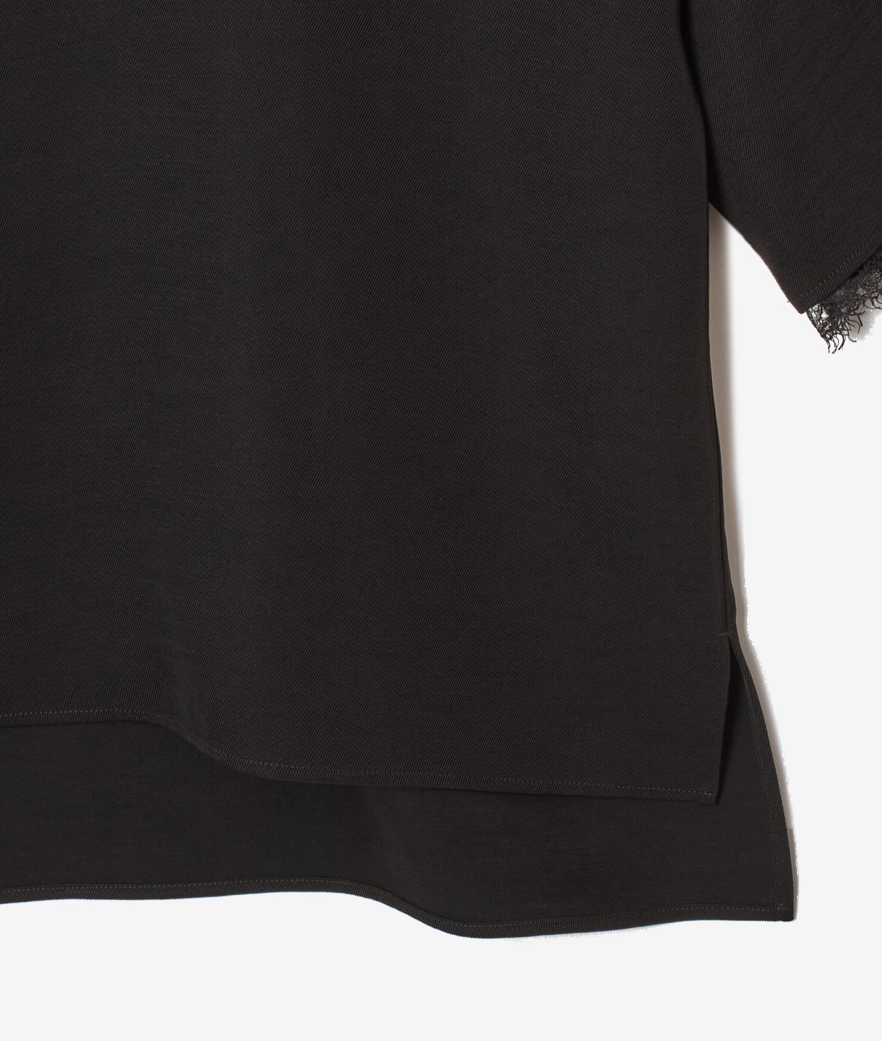 【予約】レーストリミングブラウス 詳細画像 ブラック 8