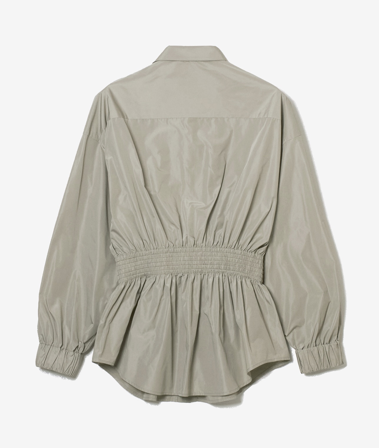 撥水ウエストシャーリングブラウス 詳細画像 ベージュ 7