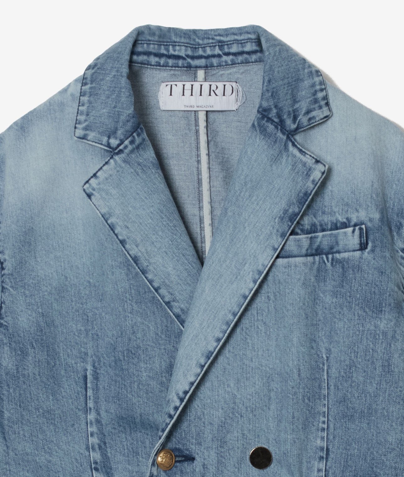 【伊勢丹新宿店先行】ダブルブレストデニムジャケット 詳細画像 ブリーチ 2