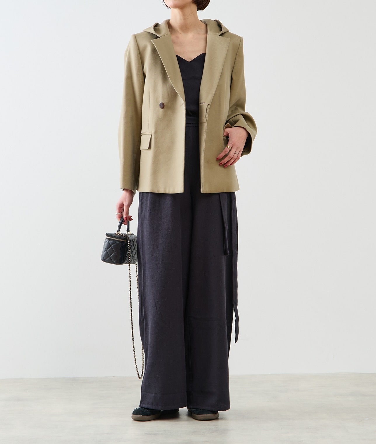 フーディジャケット 詳細画像 ブラック 3