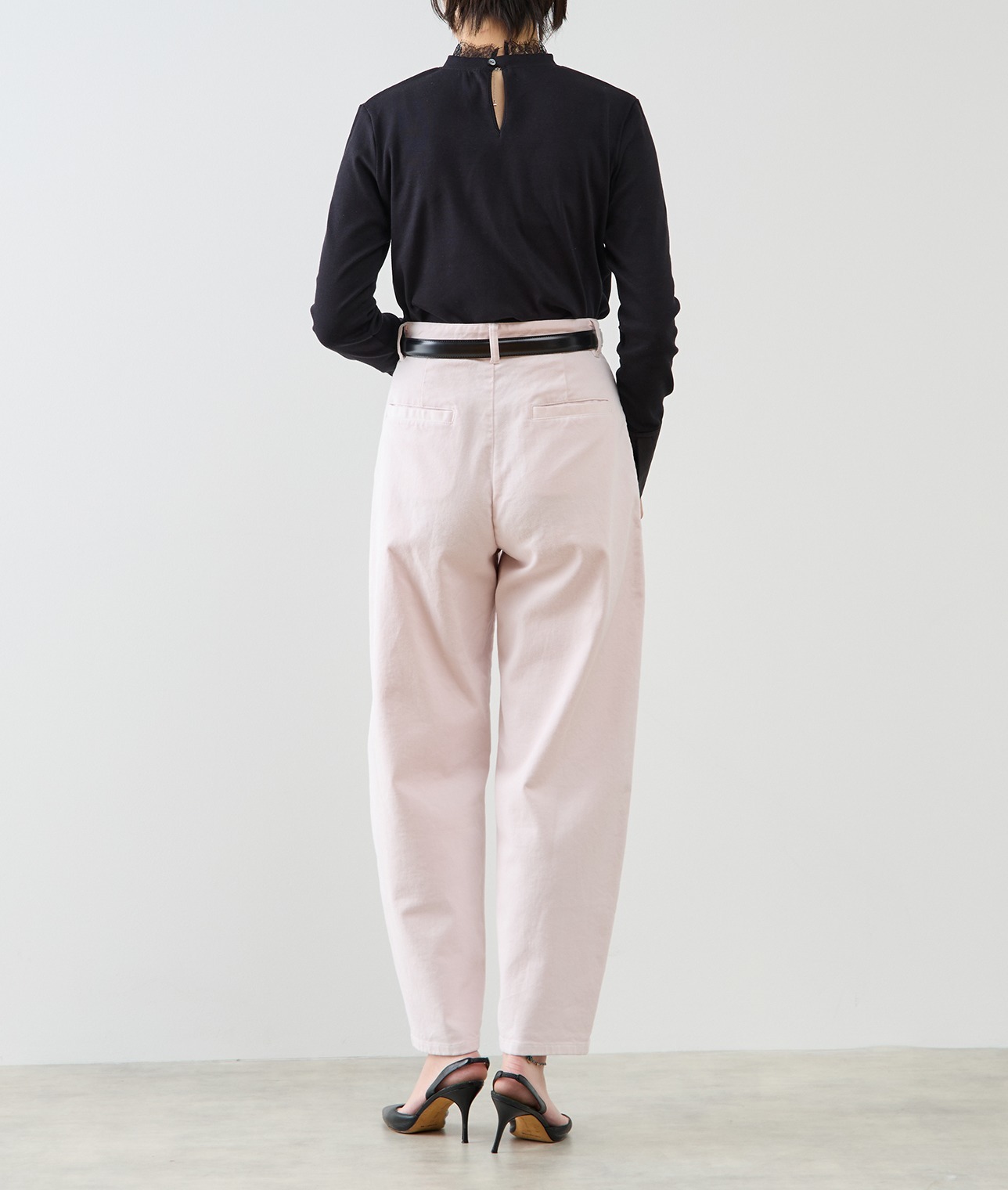 後染めカーヴィパンツ 詳細画像 ピンク 3