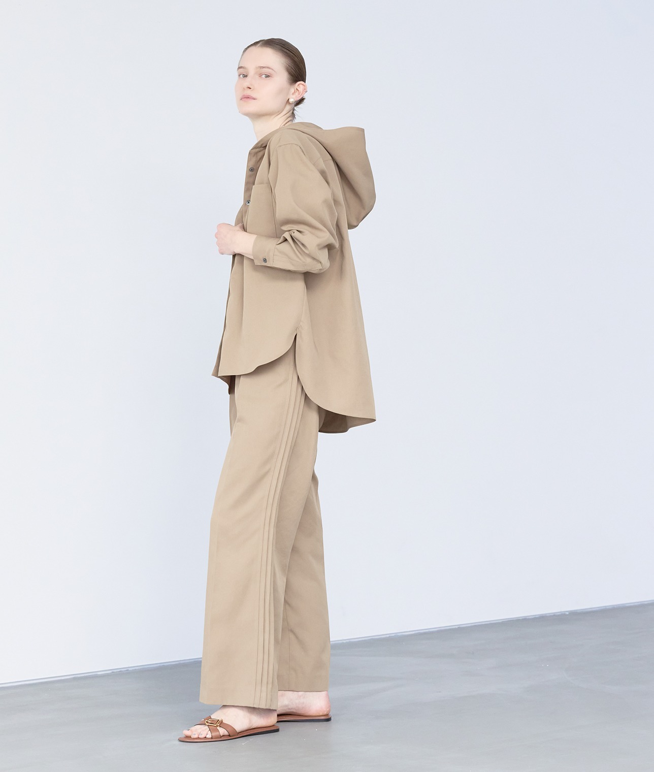 サイドタックパンツ 詳細画像 ブラック 1