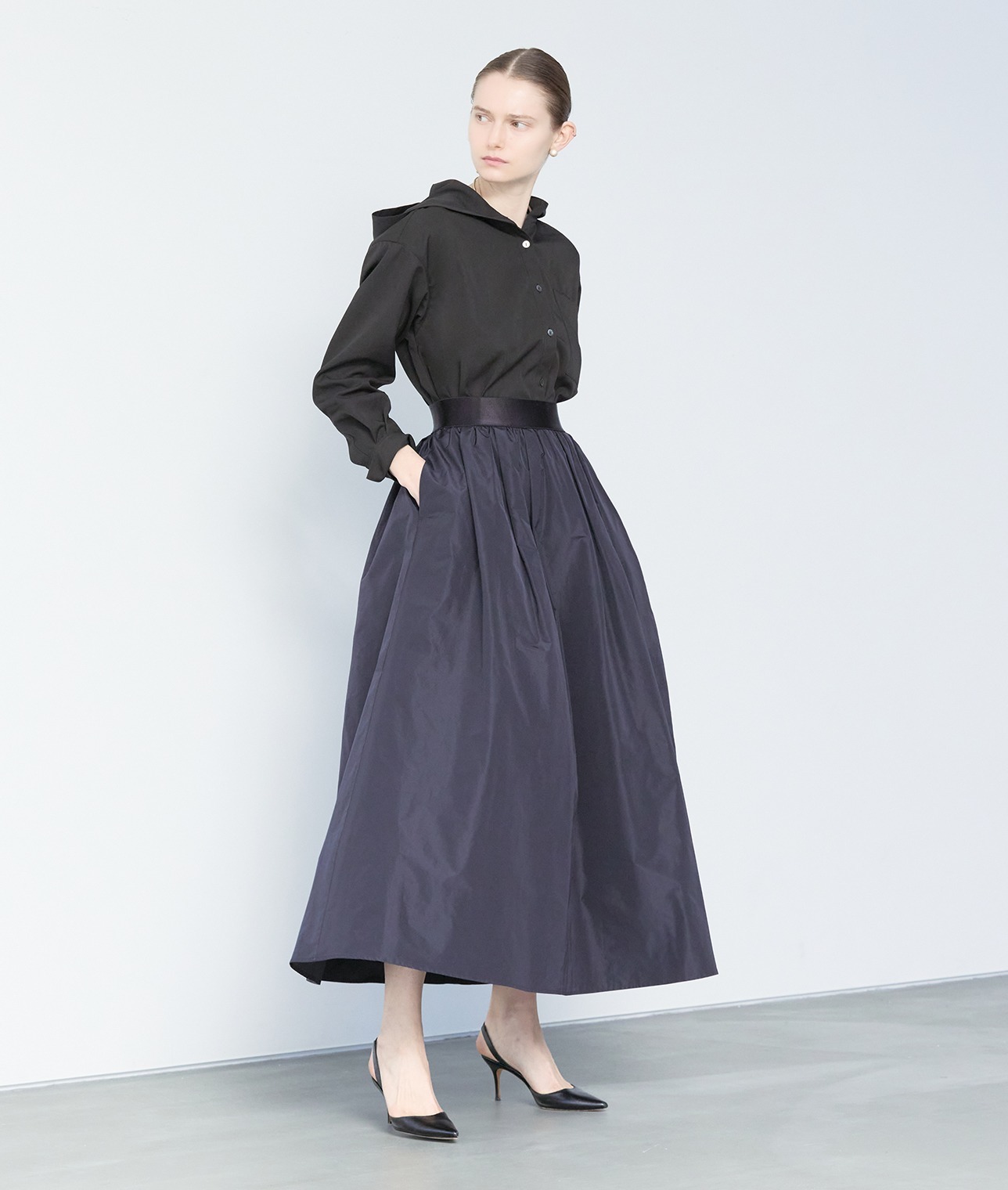 サイドタックパンツ 詳細画像 ブラック 4