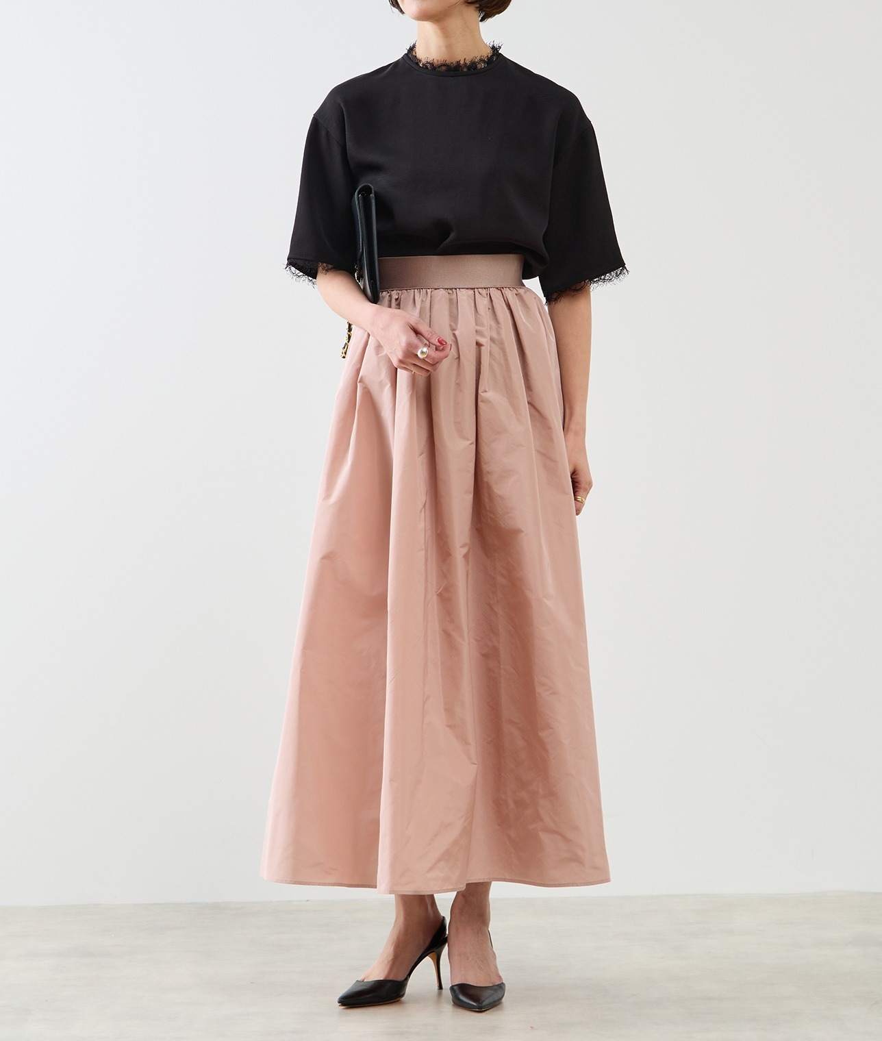 タフタスカート 詳細画像 ネイビー 3