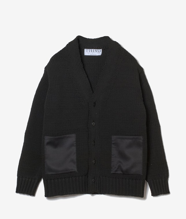 ポケットニットカーディガン
