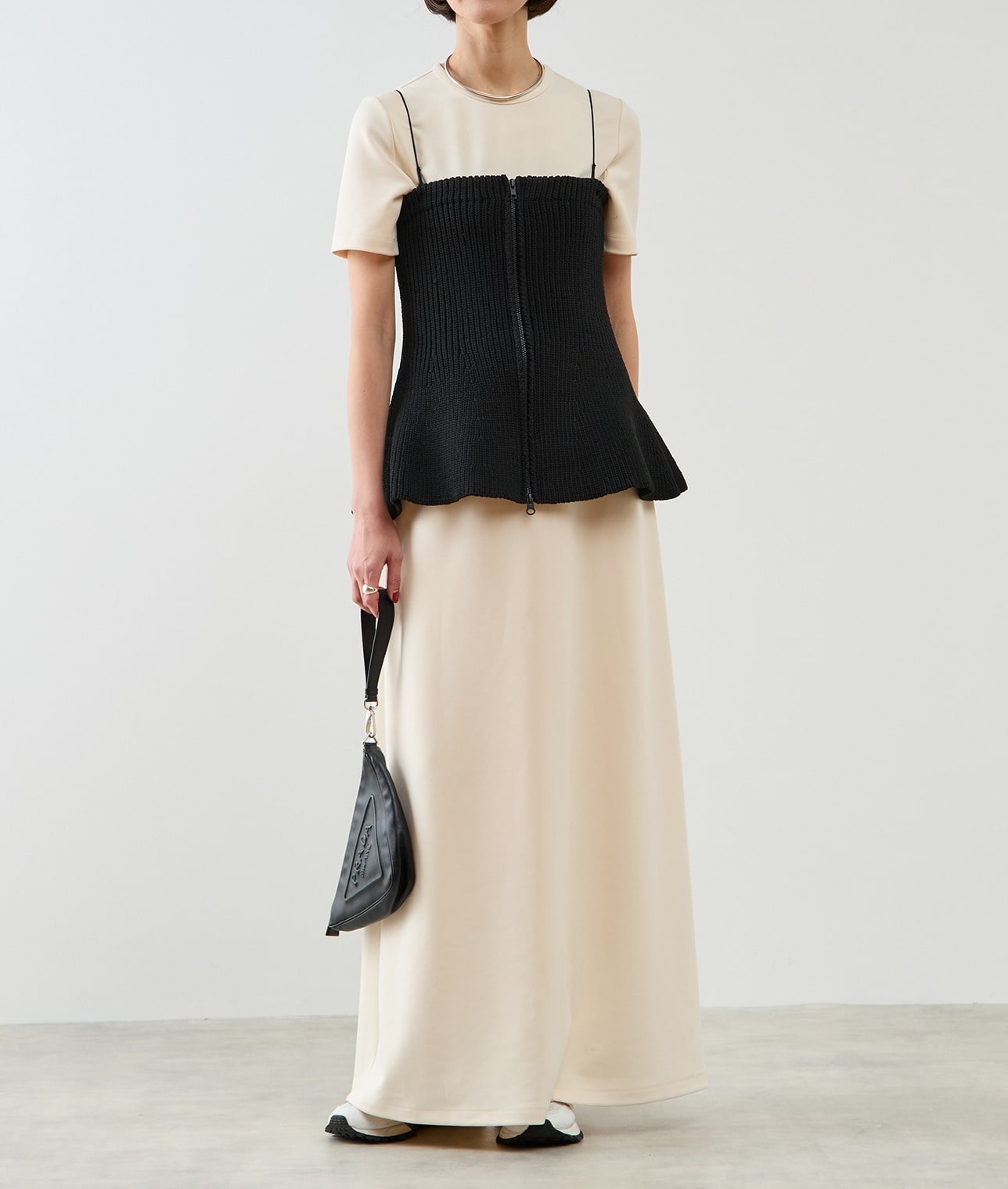 ジップアップビスチェ 詳細画像 ブラック 7