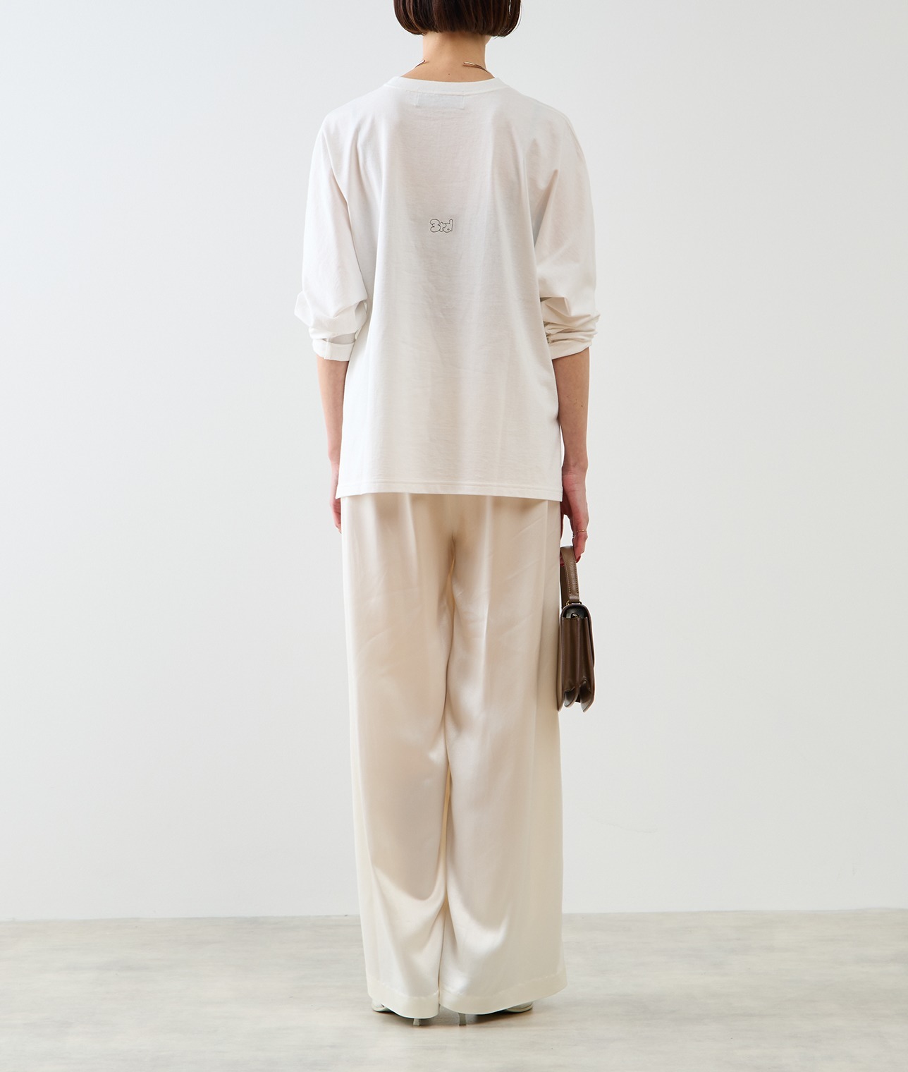 スリーロゴロングスリーブT 詳細画像 ホワイト 3