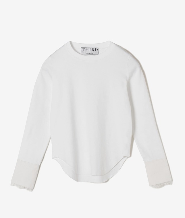 【予約】レース袖カットソー