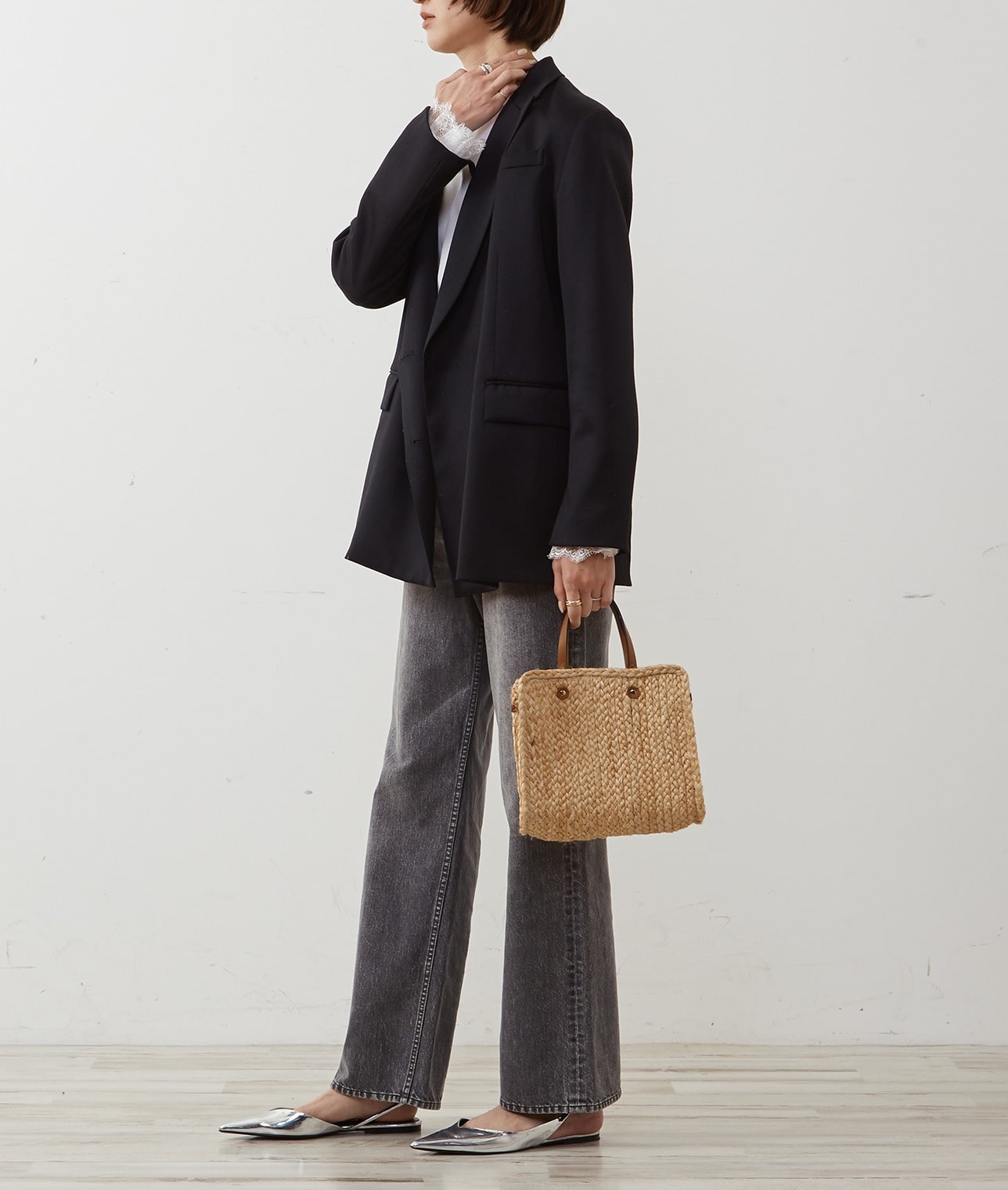 【予約】レース袖カットソー 詳細画像 ホワイト 2