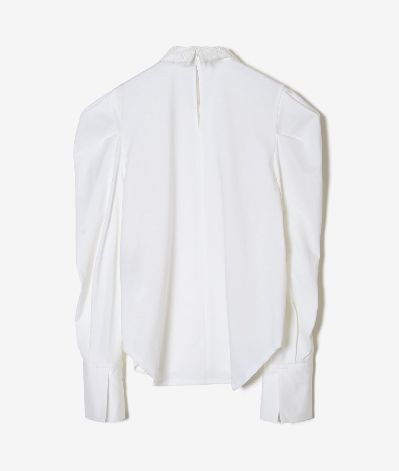 襟レースカットソー 詳細画像 ブラック 4