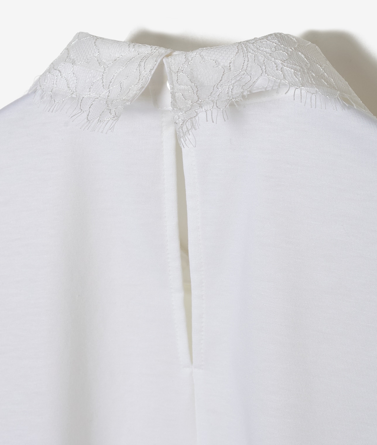 襟レースカットソー 詳細画像 ブラック 6