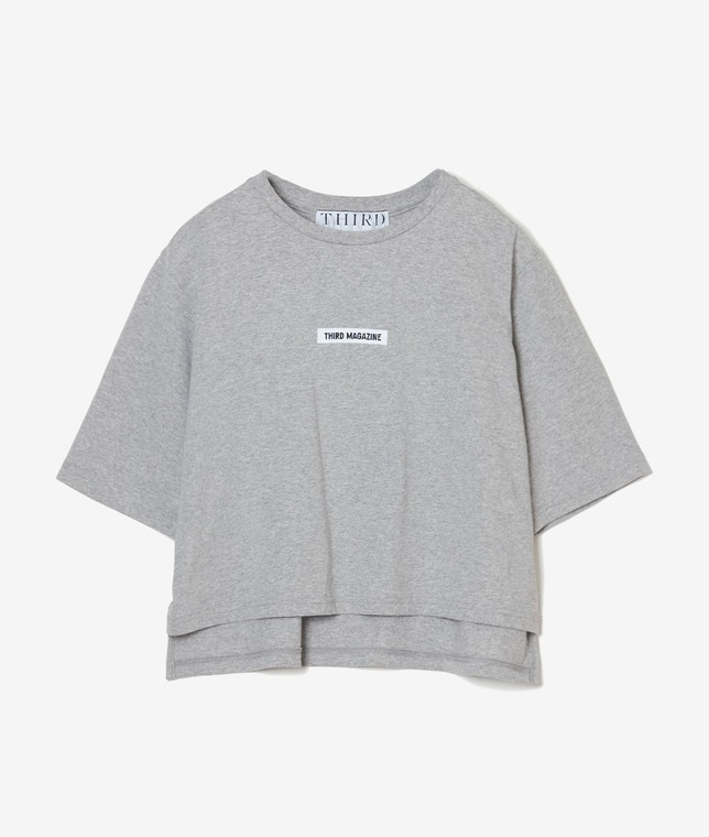 グログランロゴクロップドTシャツ