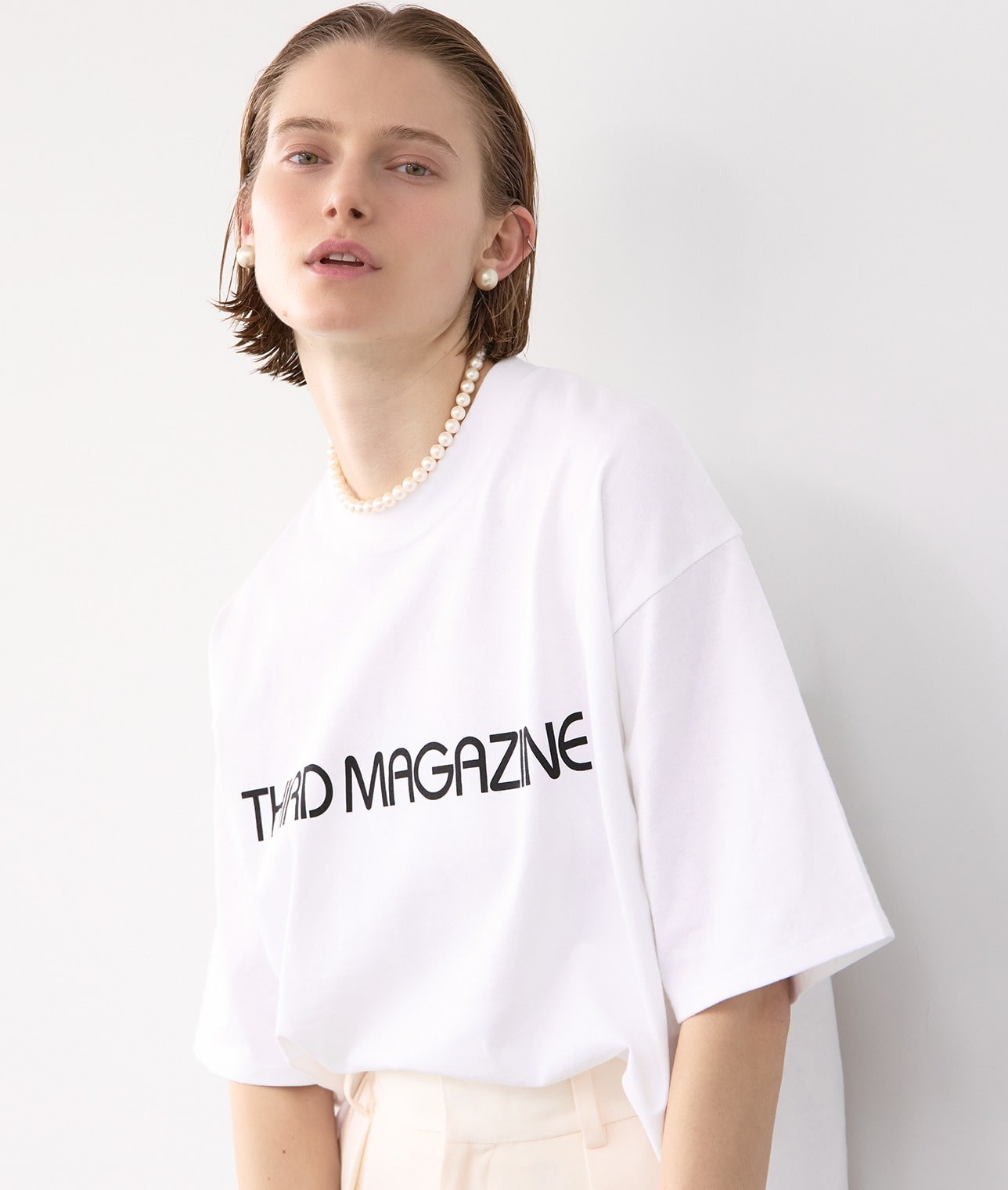 【POPUP先行】ボクシーロゴTシャツ 詳細画像 ホワイト 1