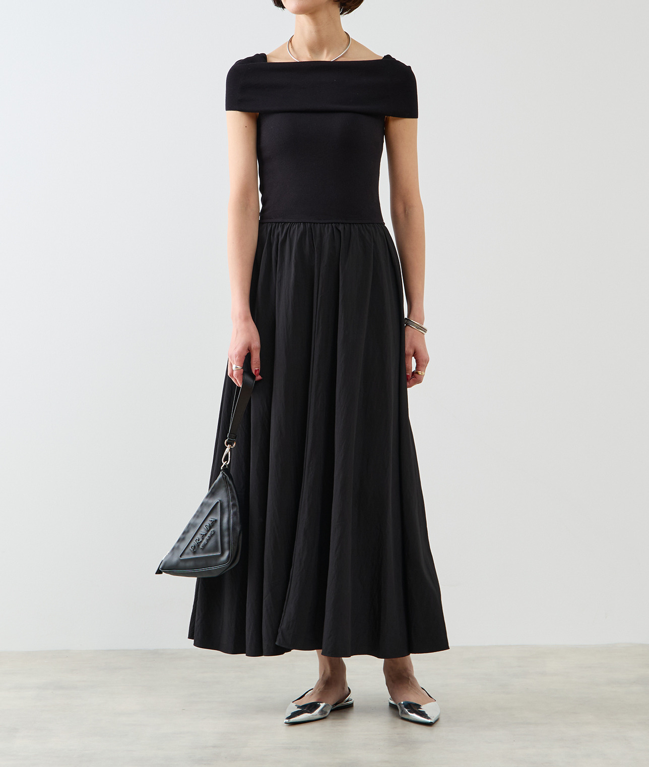 Meilleur Moment/オフショルダーワンピース 詳細画像 BLACK 1