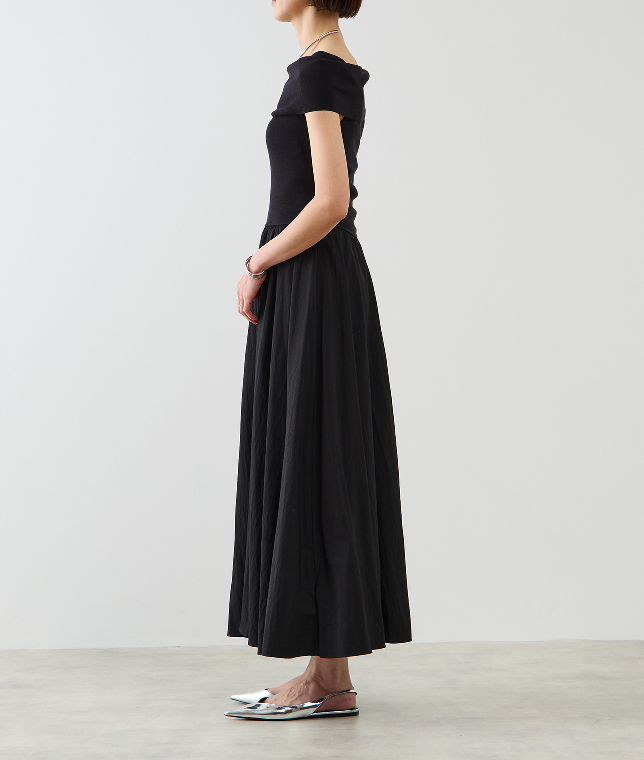 Meilleur Moment/オフショルダーワンピース 詳細画像 BLACK 2