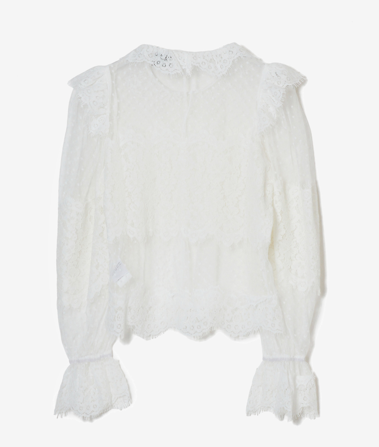 CHOKLATE（ショックレート）/スタンドレースブラウス 詳細画像 ブラック 1