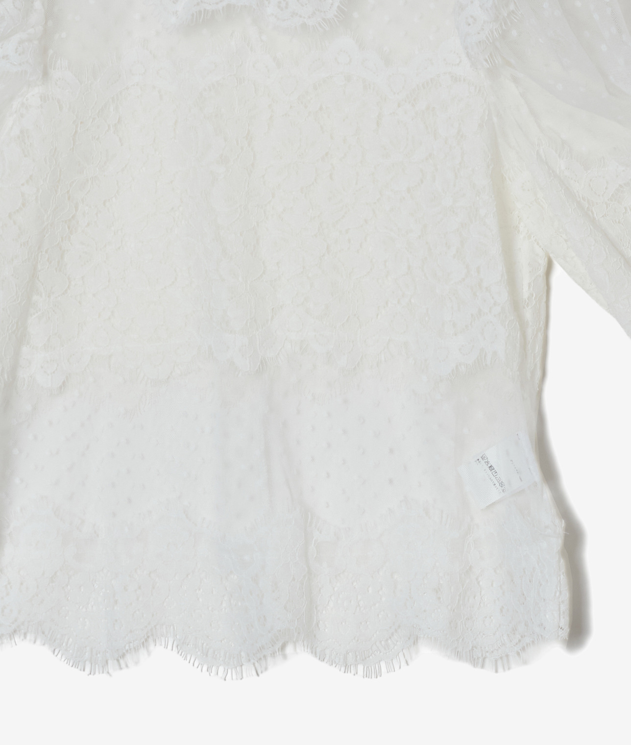 CHOKLATE（ショックレート）/スタンドレースブラウス 詳細画像 ブラック 3