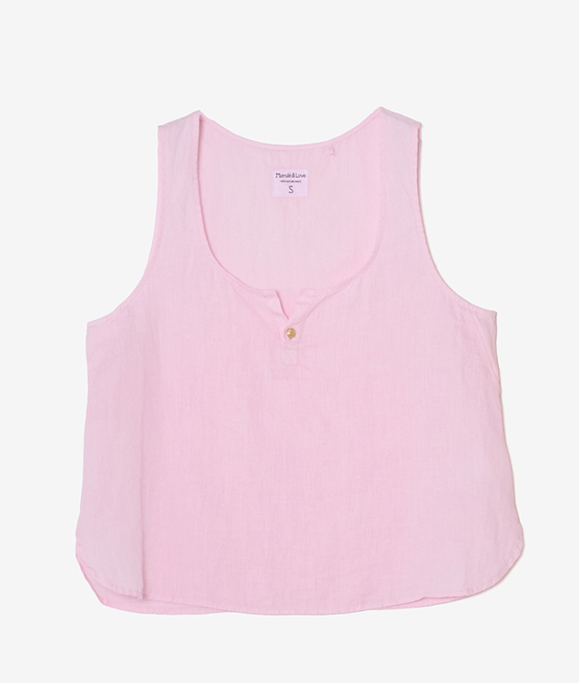 Marule&Love/リネンヘンリータンクトップ