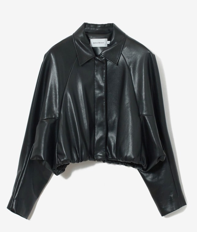 Meilleur Moment/レザーライクショートジャケット