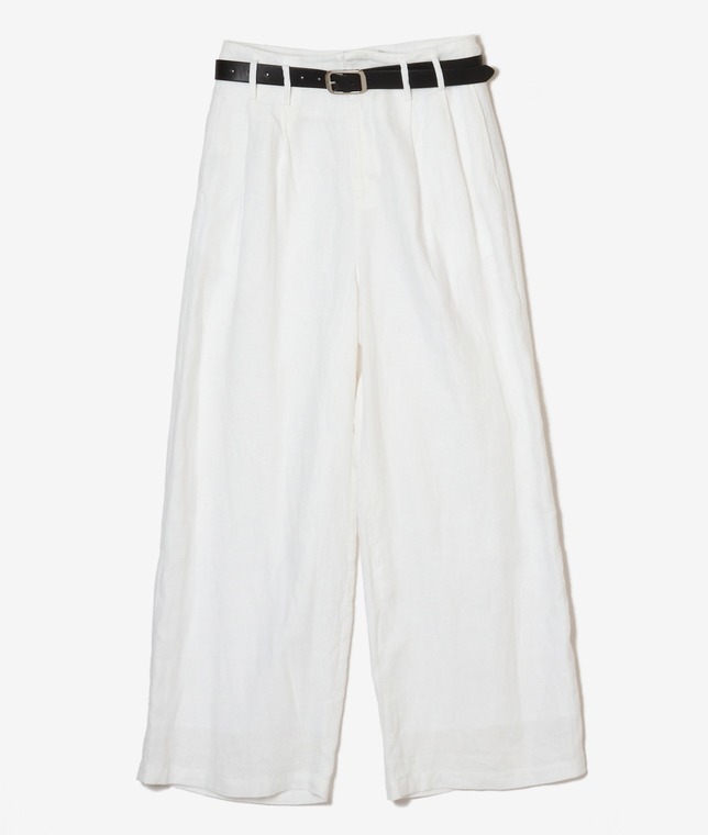 Meilleur Moment/ベルト付リネンパンツ