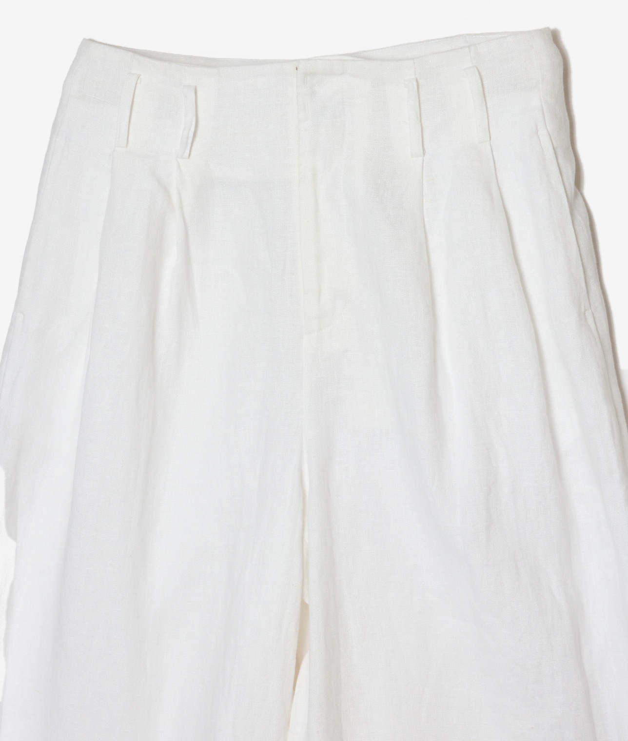 Meilleur Moment/ベルト付リネンパンツ 詳細画像 WHITE 1