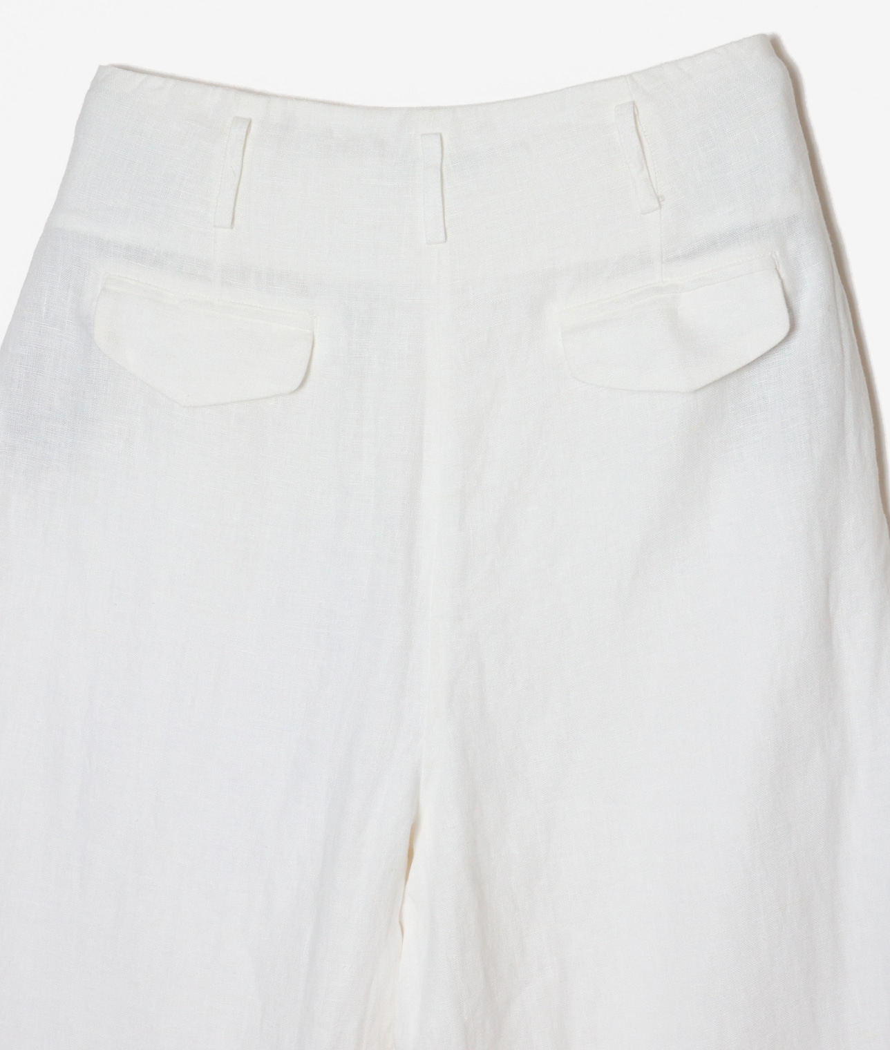 Meilleur Moment/ベルト付リネンパンツ 詳細画像 WHITE 3