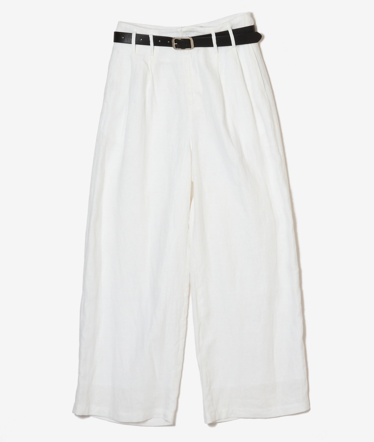 Meilleur Moment/ベルト付リネンパンツ 詳細画像 WHITE 6