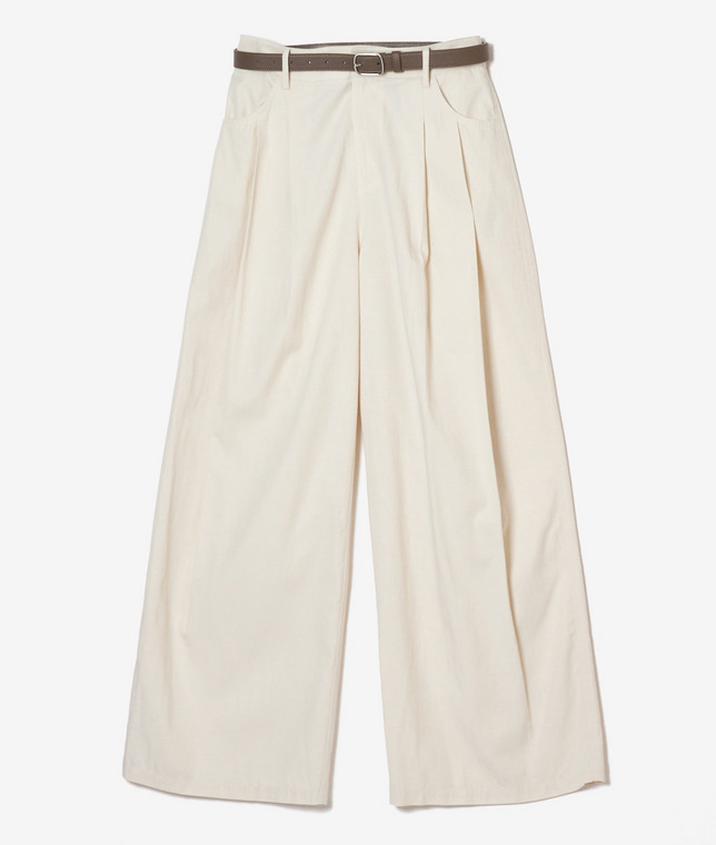 Meilleur Moment/ベルト付タックパンツ