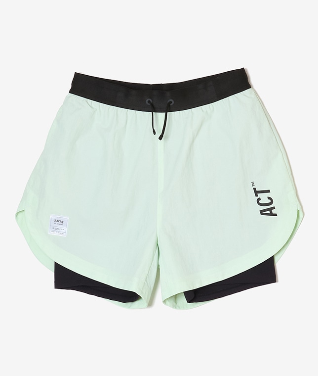 ACT RUNNIG/レギンス付ショートパンツ