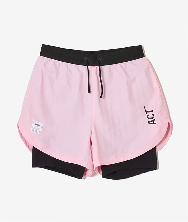 ACT RUNNIG/レギンス付ショートパンツ