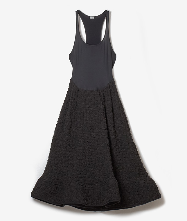 ATELIER EDITION/リンクルボリュームスカートドレス