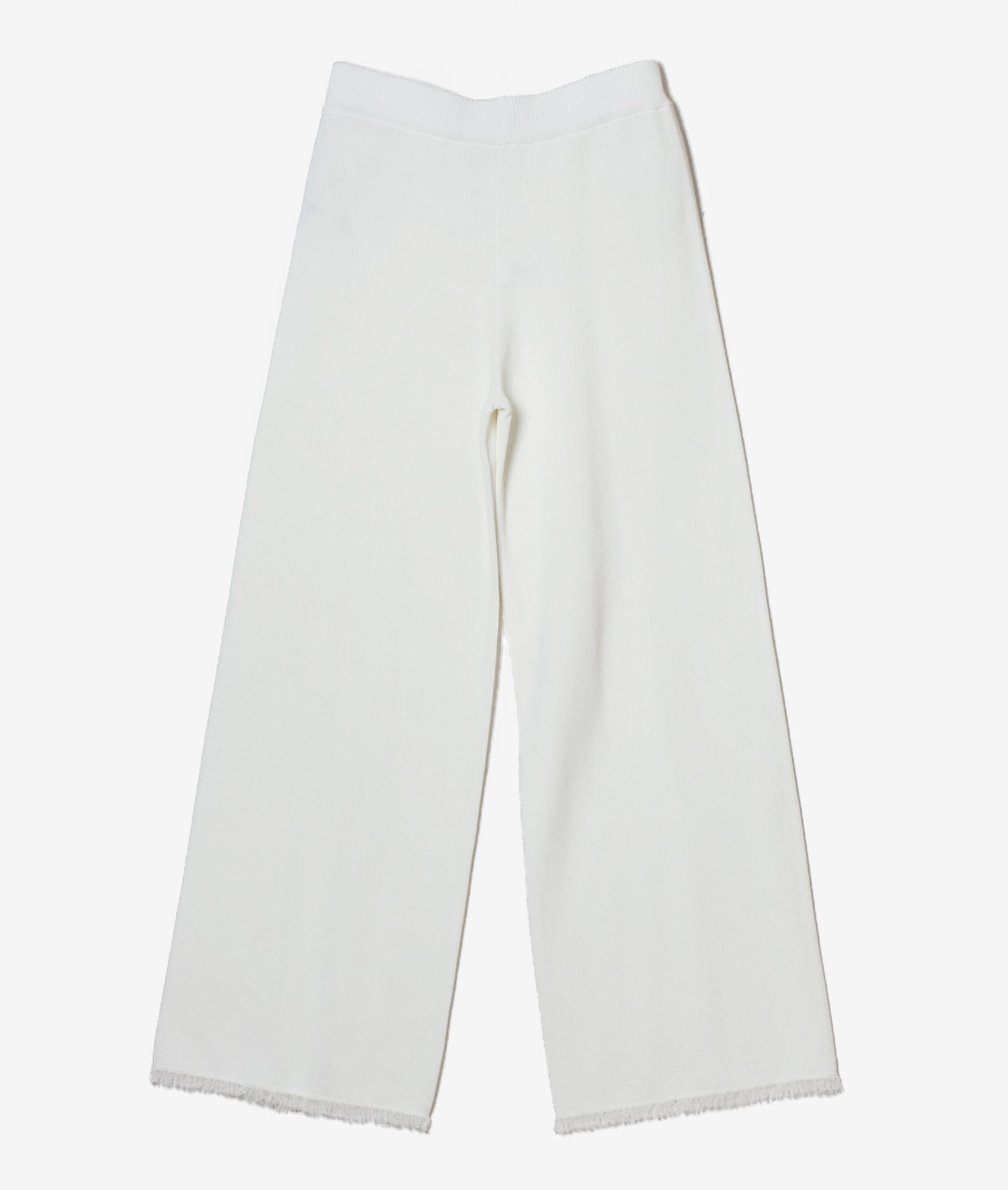 THE TINY BIG SISTER/フリンジニットパンツ 詳細画像 WHITE 1