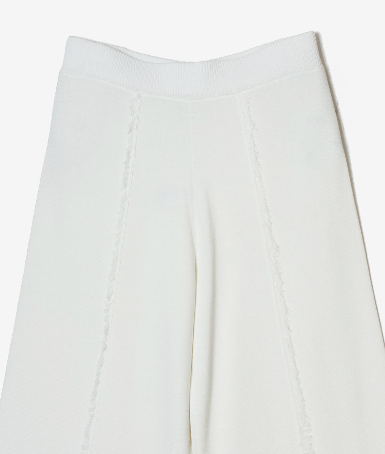 THE TINY BIG SISTER/フリンジニットパンツ 詳細画像 WHITE 2