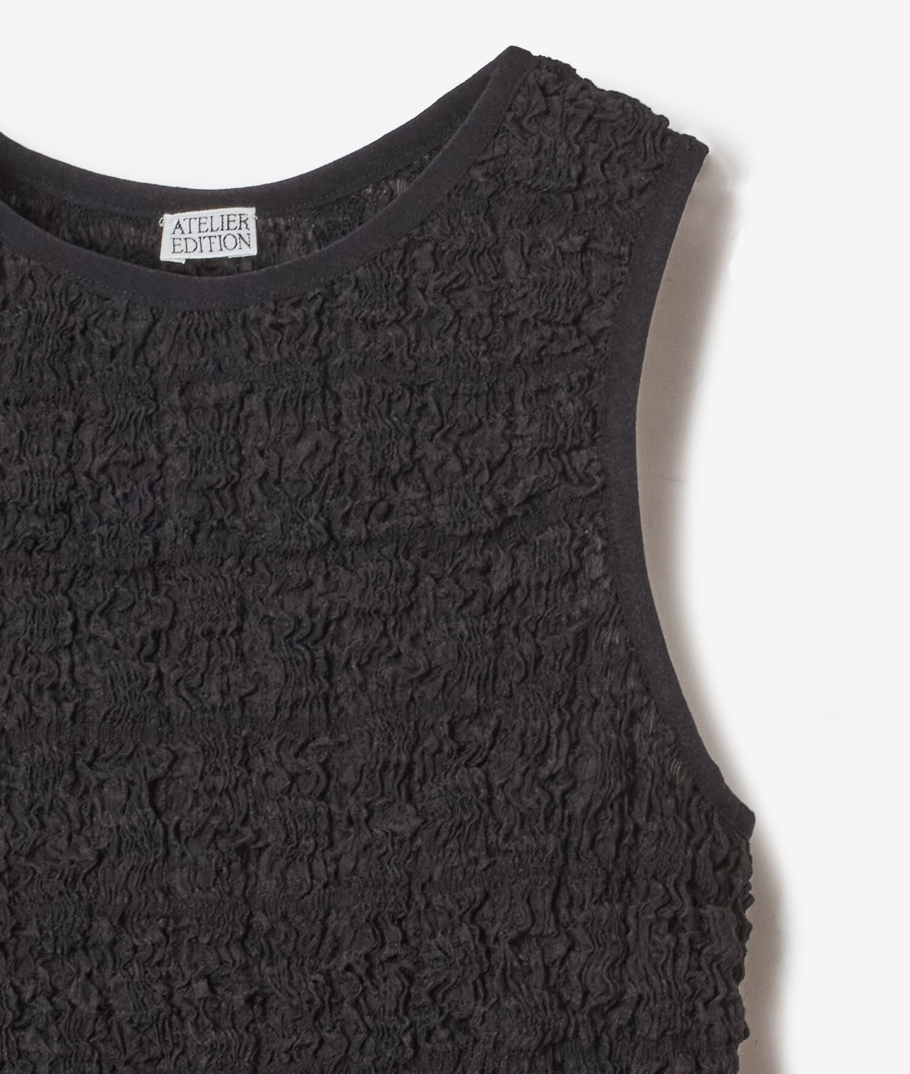 ATELIER EDITION/リンクルボリュームトップス 詳細画像 BLACK 7