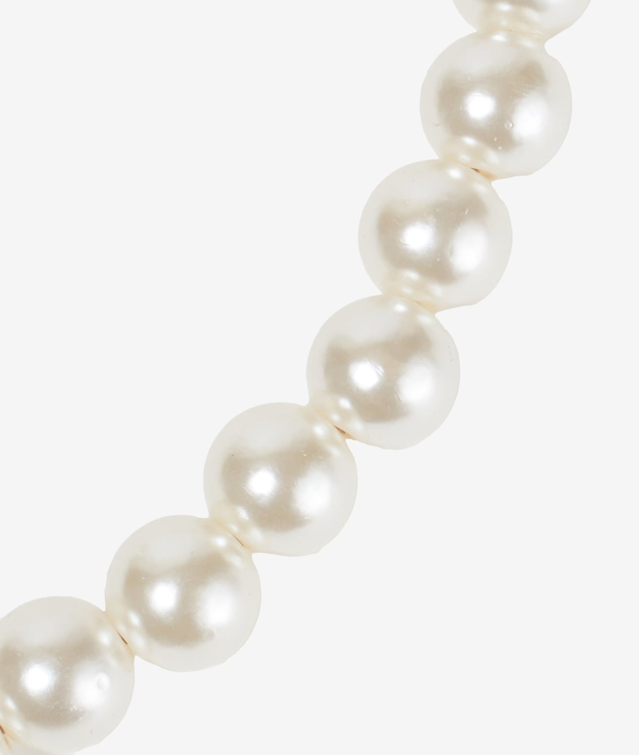 SCRUNCHIE IS BACK/エラスティックパールネックレス（SMALL） 詳細画像 WHT 4