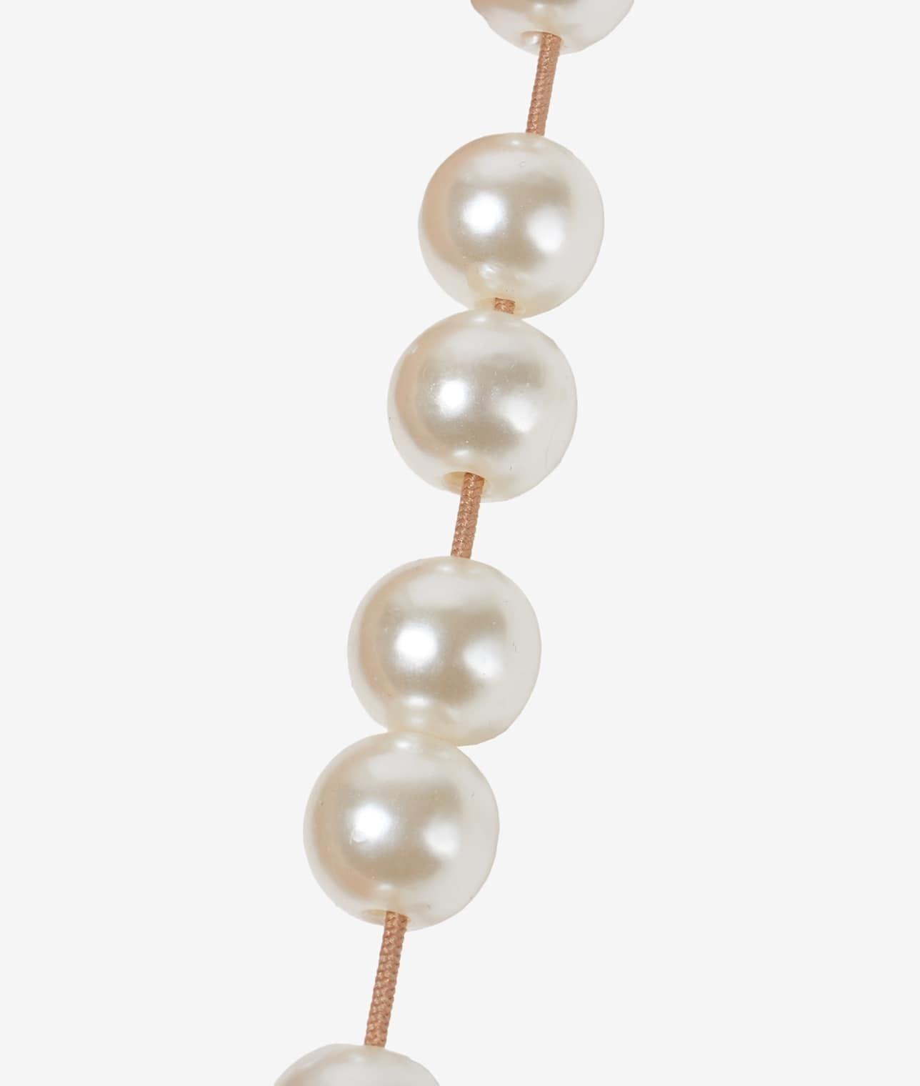 【別注】SCRUNCHIE IS BACK/エラスティックパールネックレス（37cm） 詳細画像 WHT 7