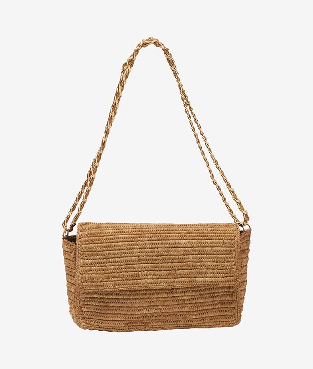 TONGASOA ARTISANAL/ラフィアチェーンバッグ