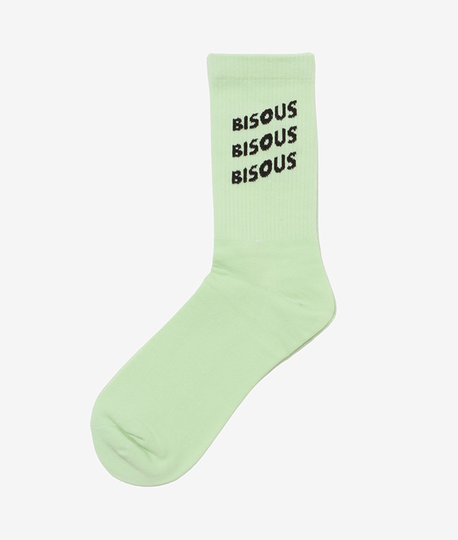 BISOUS SKATEBOARDS/ウェーブロゴソックス