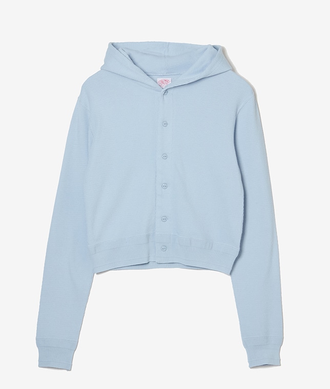 【別注】FAITH MILLS/ロゴ刺繍サーマルパーカー