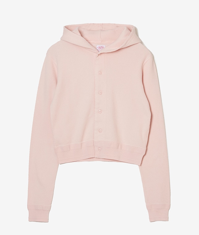 【別注】FAITH MILLS/ロゴ刺繍サーマルパーカー