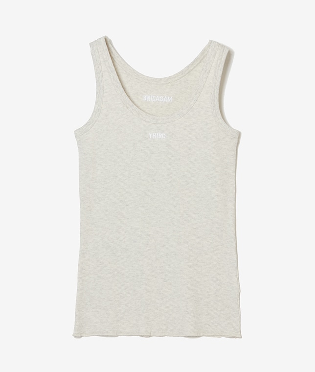 【別注】FAITH MILLS/ロゴ刺繍サーマルタンクトップ